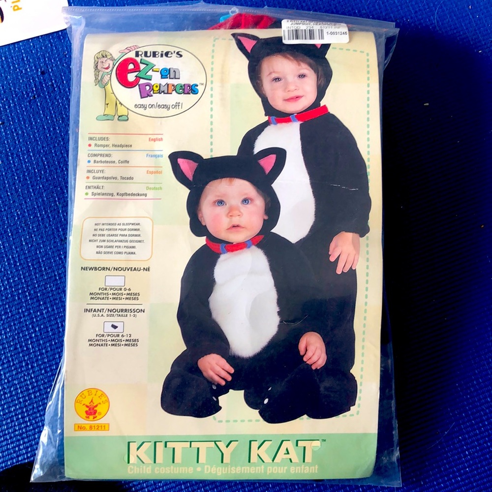 Kitty Kat cat child costume 6-12 months cute